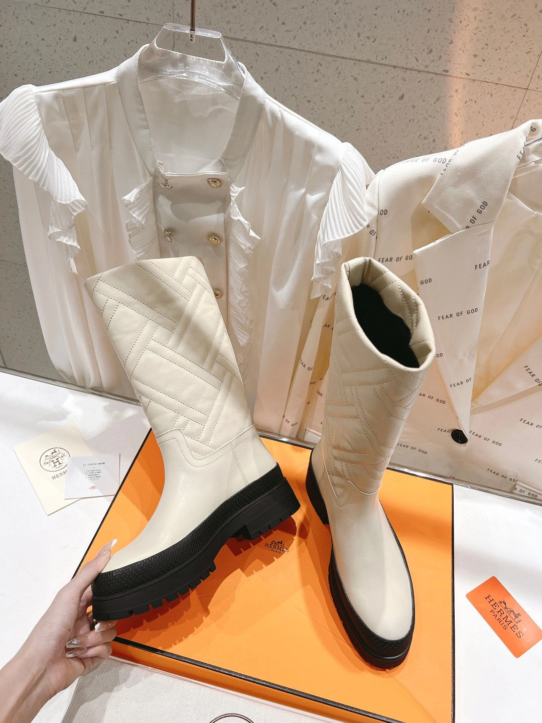 coco- heel height 3.5 cm ， Calfskin Sheepskin item:B-X198J1941